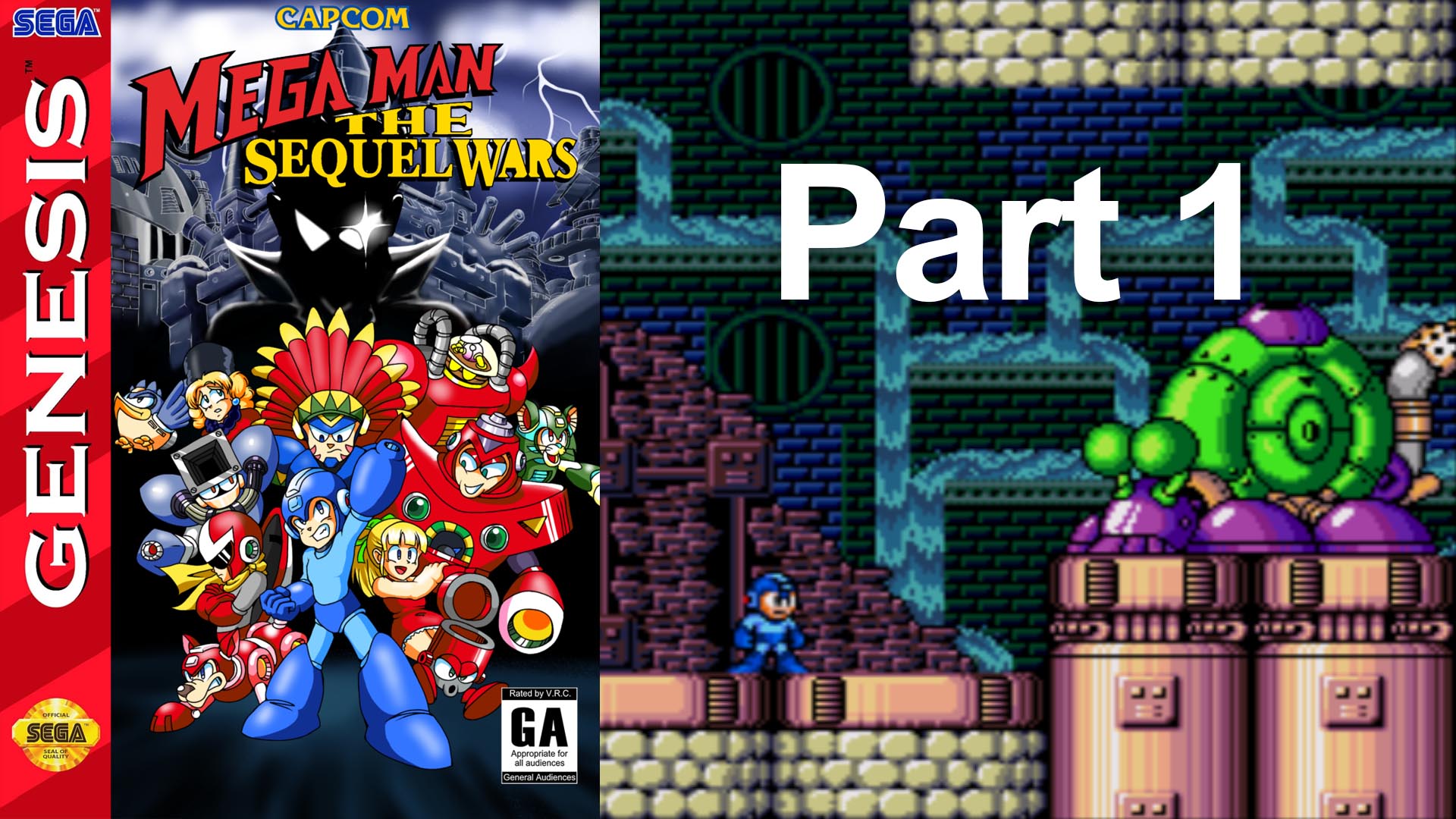 Mega Man: The Sequel Wars Sega Mega Drive